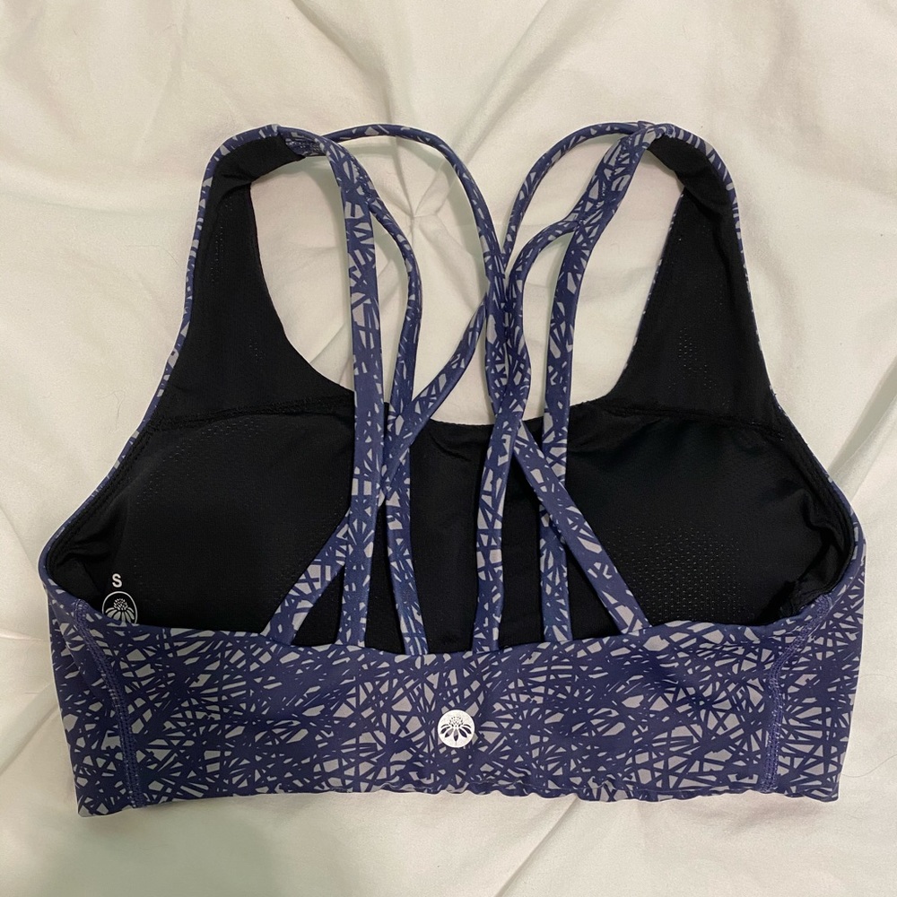 Senita Strappy Sports Bra - Purple